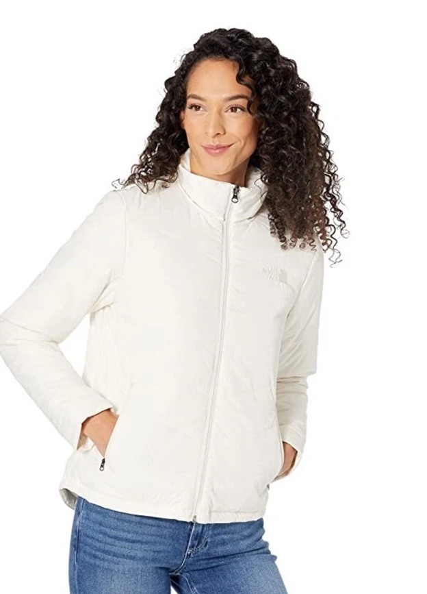 $100 The North Face Women's Tamburello Jacket, Gardenia White XL