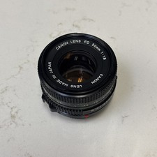 Canon FD 50mm f/1-1.8 Manual Lens
