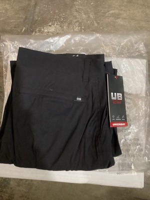Unionbay UB Active Pants 32x30 Rain Water Repellent Nylon Black Mens