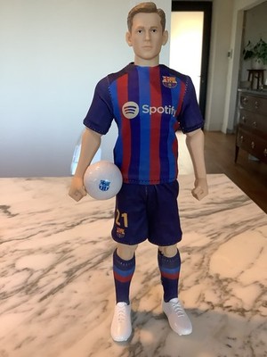 Sockers Football Actionfigur 12  30 cm De Jong Barcelona
