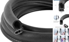 Automotive Door Weather Stripping Car Door Rubber Edge Trim Seal Strip 10Ft