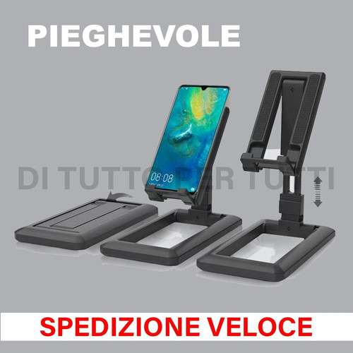 Porta reggi cellulare da tavolo pieghevole portatile iPhone supporto universale prezzo ebay