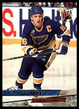 Brett Hull 1993-94 Ultra #117 Blues NHL READ FREE SHIPPING AutographDen