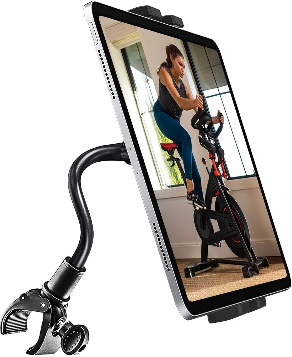 Oilcan Porta Tablet Tapis Roulant, Collo Oca Supporto Tablet Manubrio Bicicletta