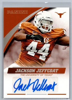 2015 Panini Texas Team Collection - Jackson Jeffcoat #JJ-TEX (RC, AU)