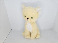 Dakin Pillow Pets Pampers Kitty Cat Yellow Plush 1978 Candy Kitty Softubles Used