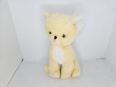 Dakin Pillow Pets Pampers Kitty Cat Yellow Plush 1978 Candy Kitty Softubles Used