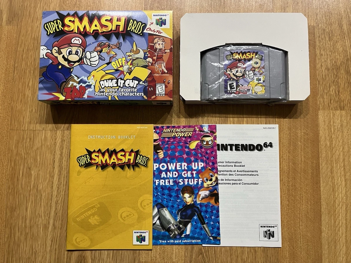 Preços baixos em Super Smash Bros N64 Caixa em jogos de vídeo | eBay