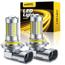 Auxito 9145 9140 H10 Led Fog Driving Light Bulbs Super White 5000lm 6500k