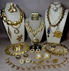 ESTATE Gold Tone Givenchy Kenneth Lane Napier JJ Monet Jewelry Lot Unbranded