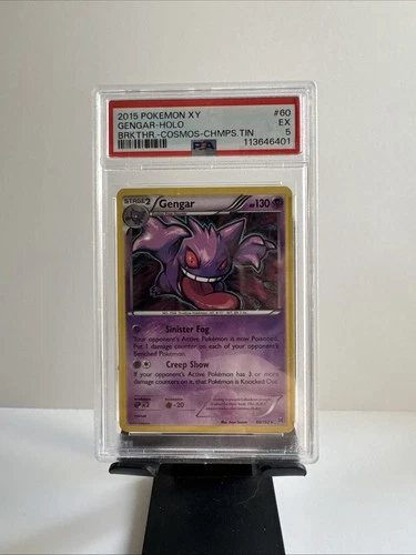 Gengar 60/162 Breakthrough Holo PSA 5