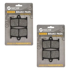 Brake Pad Set for Yamaha YZF R6S R1 FZ1 FZ6 YZF600R Front Semi-Metallic 2 Pack