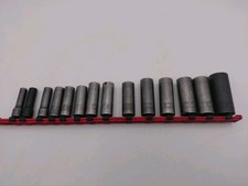 Snap-on 38 Drive Deep Metric 6pt 8-24mm Impact 14 Pc Socket Set Mechanic Snap-on 38 Drive Deep Metric 6pt 8-24mm Impact 14 Pc Socket Set Mechanic