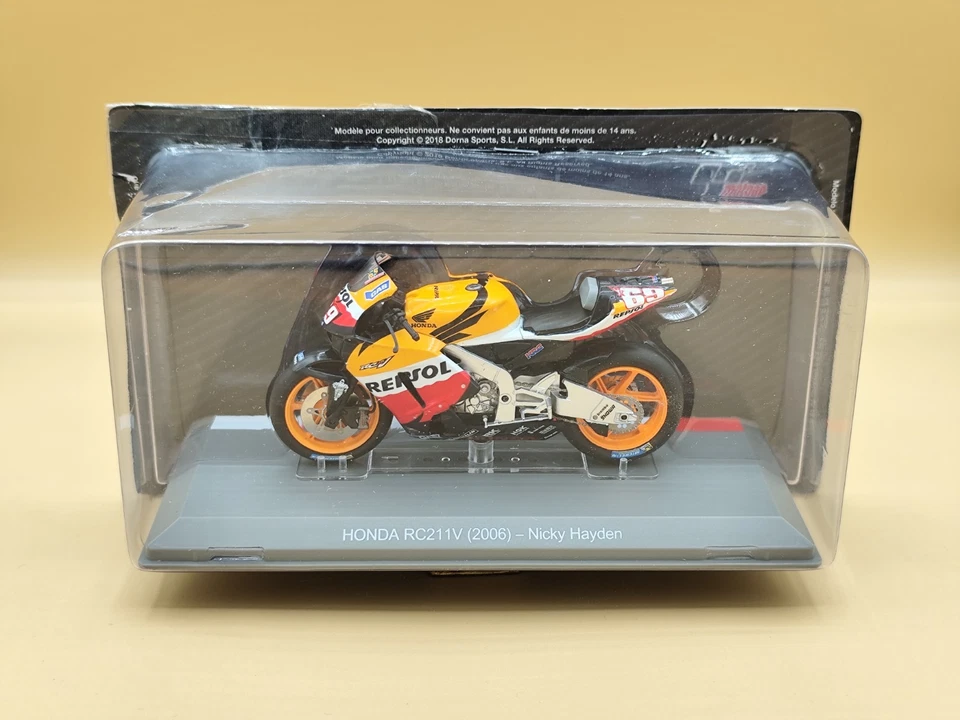1/18 Honda RC211V Moto GP 2006 N. Hayden IXO Altaya - Photo 1/1