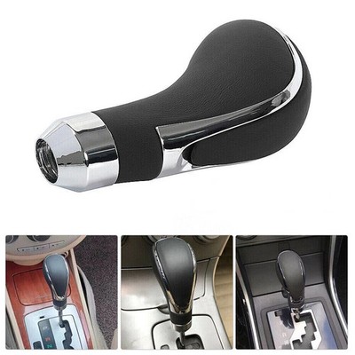 Universal Car Gear Shift Knob Manual Shifter Lever Handle Stick Black Leather