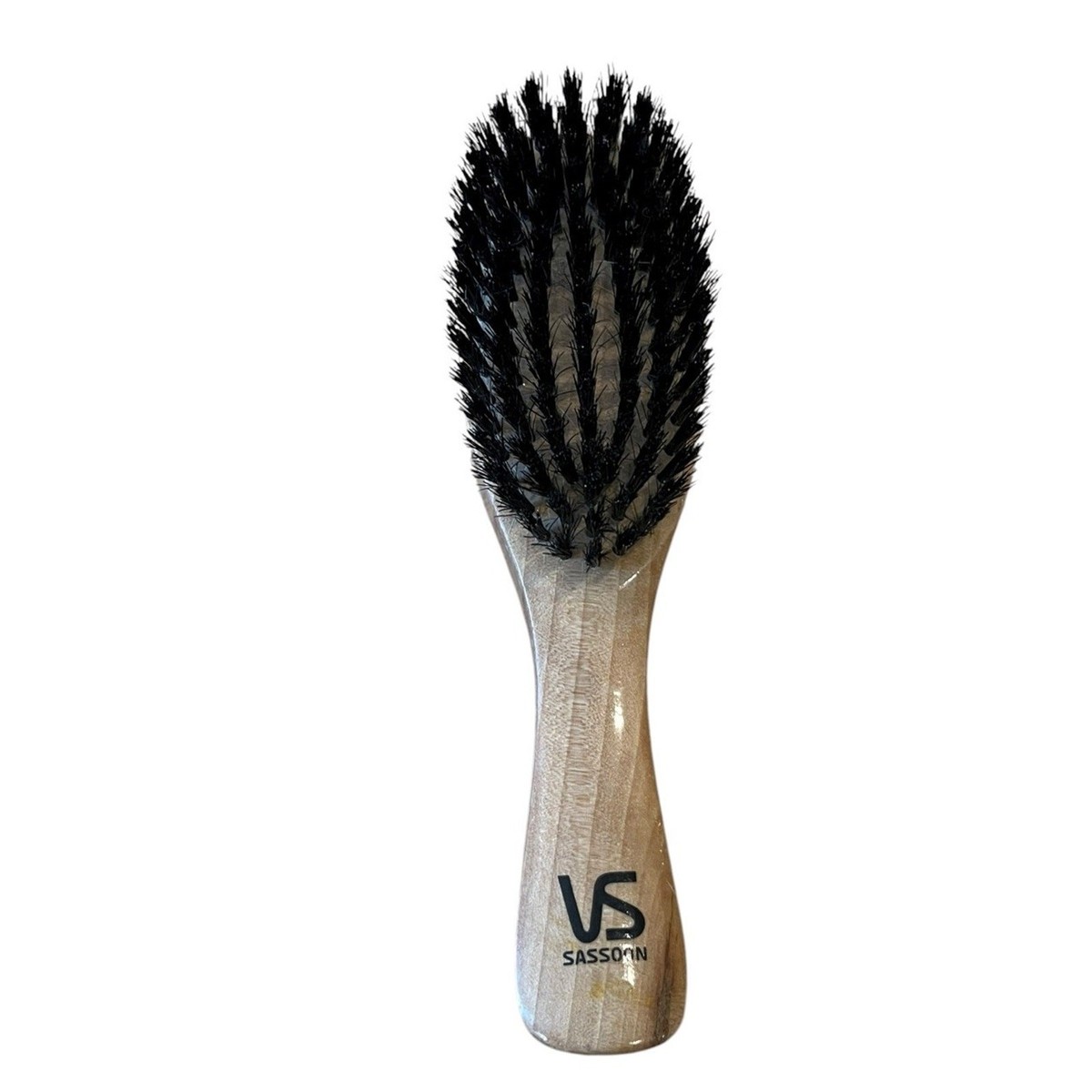 Vintage Vidal Sassoon Wooden Handle Boar Bristle Hair Brush 7.75