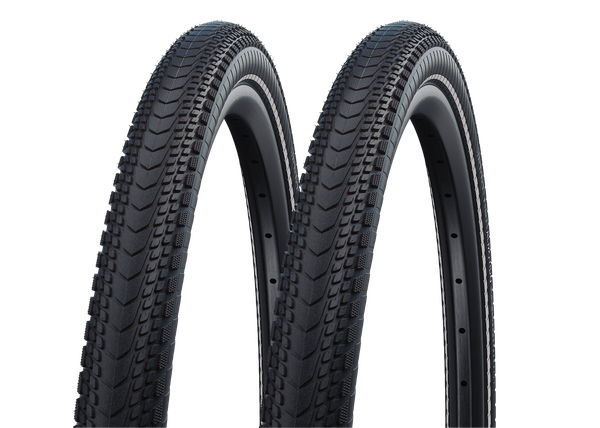 2X Schwalbe Marathon Almotion 55-622 Tl-Easy Reflex Faltreifen 28X2.15-image