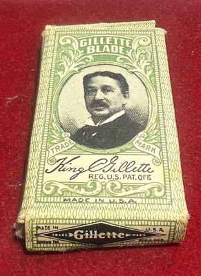 Lot of 10 Vintage Antique Gillette Razor Blade. Photo