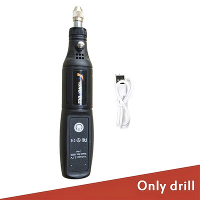 Mini Electric Drill USB Cordless Rotary Tool Engraving Pen Wood Metal Glass