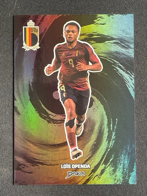 Loïs Openda 2025 Daka Belgium National Football Team 1/1 #TC-4