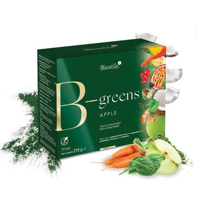 Biostile B-Greens   30 Beutel | Verdauung, Energie&Immunität mit Pflanzenextrakt