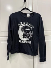 Desert Dreaming Long Sleeve Crew Neck T-Shirt By Dirtee Laundry M