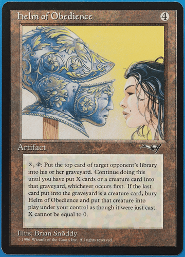 Helm of Obedience Alliances NM (Reserved List MTG Magic Card) (506597) ABUGames - Picture 1 of 2