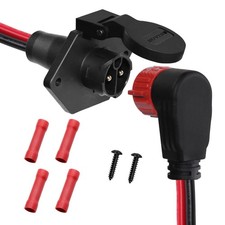 Trolling Motor Plugs for Minn Kota,50A Trolling Motor Plug Receptacle Set for...