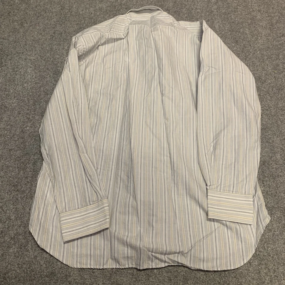 Camisa abotonada vintage Salvatore Ferragamo RARA talla 16 100 % algodón Foto 2 de 4