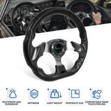 13 Aluminum Universal D Shape Racing Steering Wheel Wquick Release Adapter Kit