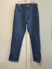 Vintage Wrangler Jeans Mens 38x32 Blue Cowboy Cut 13MWZ Cowboy Rodeo Made In USA