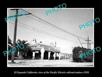 El Segundo California Pacific Electric Station 1950 Large Historic Old Photo