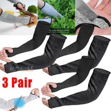 3Pair Protective Arm Sleeves Cut Resistant for Thin Skin Welding Gardening