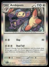 Pokemon Ambipom Holo Rare ME02: Phantasmal Flames 079/094 NM