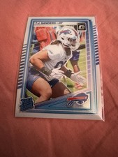 TJ Sanders 2025 Donruss Optic Base Rookie Card #226 - Bills
