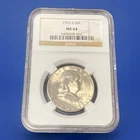 1953-S Franklin Half Dollar NGC MS64 50c Silver 90% San Francisco