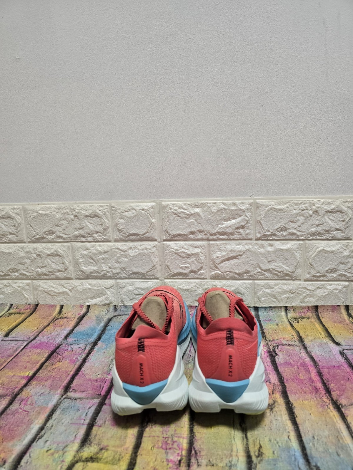 Hoka One One Mach X 2 Racing Road Shoes UK 5.5 Women's RRP £ 170 Grapefruit image 5