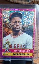 2025 Topps Heritage - Jorge Soler #13 Chrome Pink Sparkle Refractor