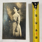 Antique Photograph Beautiful Victorian Edwardian Woman Edlyn Studio Hollywood CA — photo 6