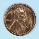 1917 Lincoln Wheat Cent Uncirculated UNC BU RD Red 1c Penny Copper Coin