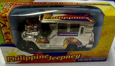 Modellauto  PHILIPPINE JEEPNEY  Silver Premiere Edition   DIE-CAST METAL