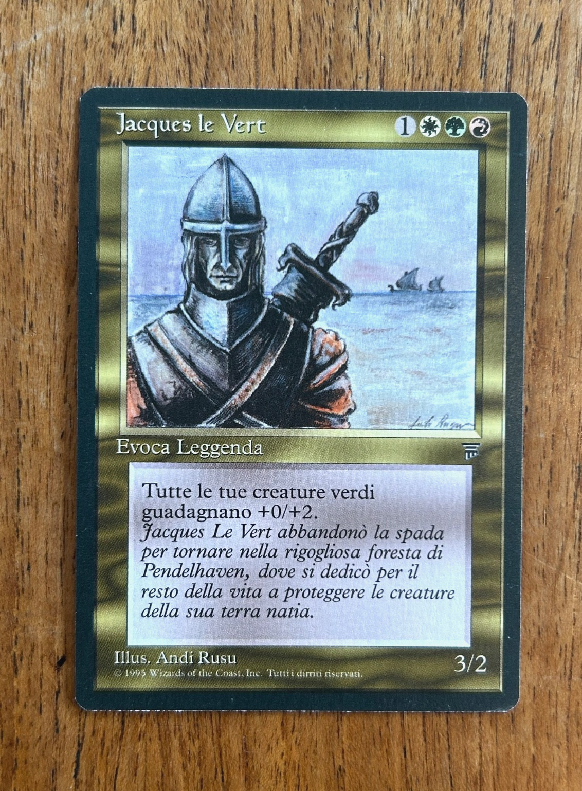 Jacques le Vert - MTG - Magic the Gathering - LEGENDS Italian - LP