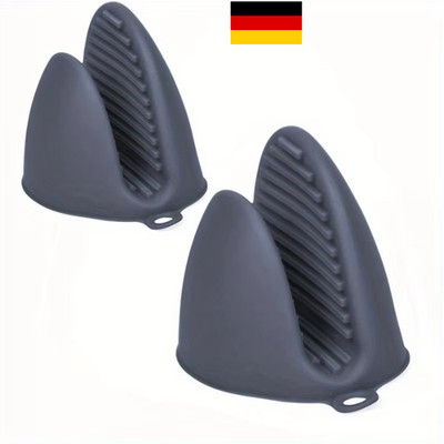 2x 2er-Set Silikon Ofenhandschuhe | Topfhandschuhe | Hitzebeständig | Rutschfest