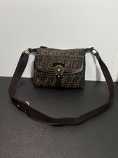Fendi Pre-Owned Authentic Crossbody Monogram Canvas Free Tracked Shipping