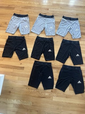 Adidas Techfit Primegreen Compression Shorts Mens M Lot 8 Black Gray Training  