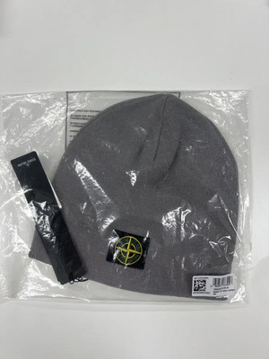 Supreme x Stone Island Reflective Beanie Grey 7925N01SA | eBay