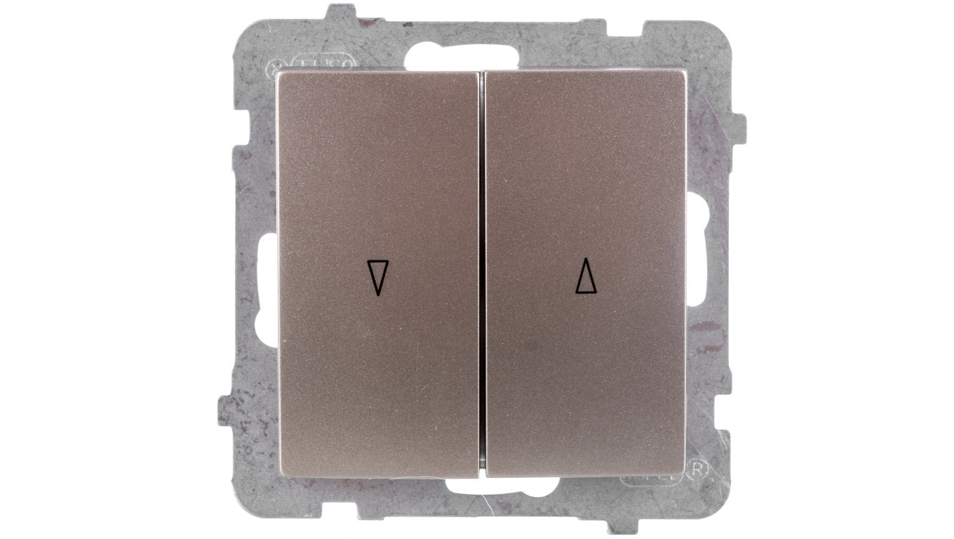 AS Light satin roller shutter connector ŁP-7G / m / 45