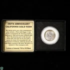 7.9g 0.999 fine Silver w placer Gold - 1998 - 150th Ann of California Gold Rush