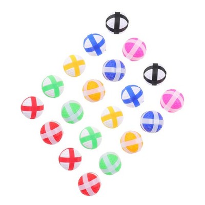 20 Pcs Kinder-Dart-Klebeball Kleine Plastikbälle Für Spiele -Brettspiel