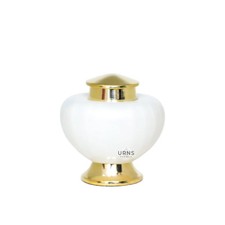 Baroque Shadow Keepsake Urn   Mini Elegant Ashes Holder